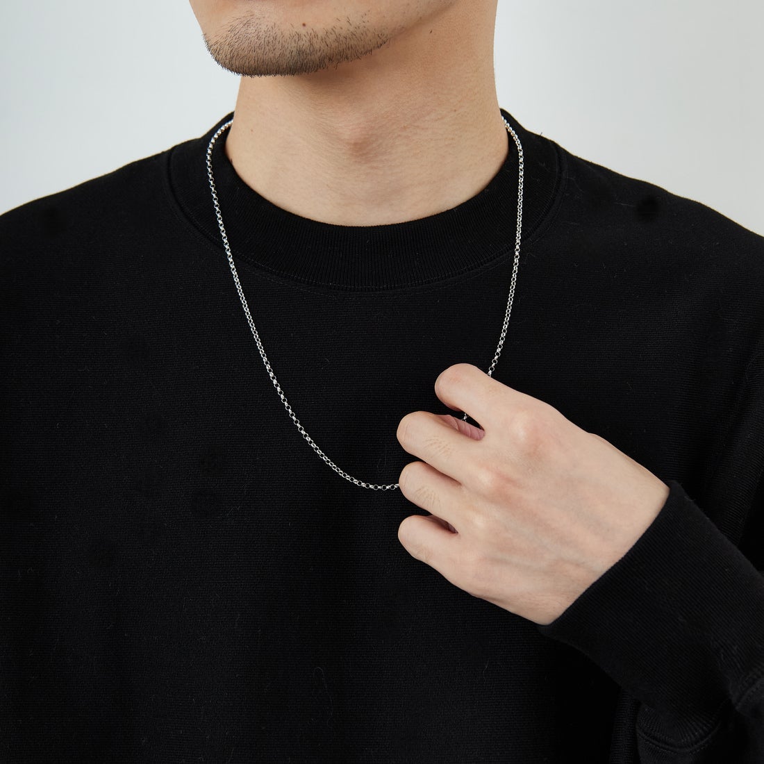 XOLO JEWELRY [ショロジュエリー] ROUND LINKネックレス [XON040-60] SILVER