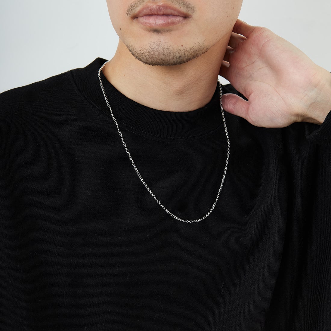 XOLO JEWELRY [ショロジュエリー] ROUND LINKネックレス [XON040-60] SILVER