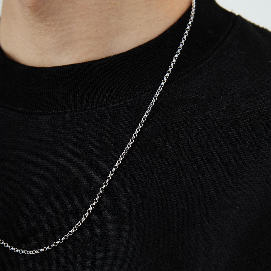 XOLO JEWELRY [ショロジュエリー] ROUND LINKネックレス [XON040-60] SILVER