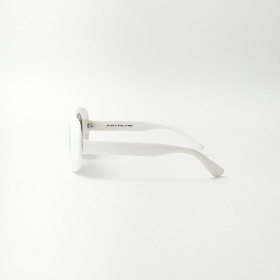 JEANS FACTORY [ジーンズファクトリー] セルフレームラウンドサングラス [1303] WHT/SM