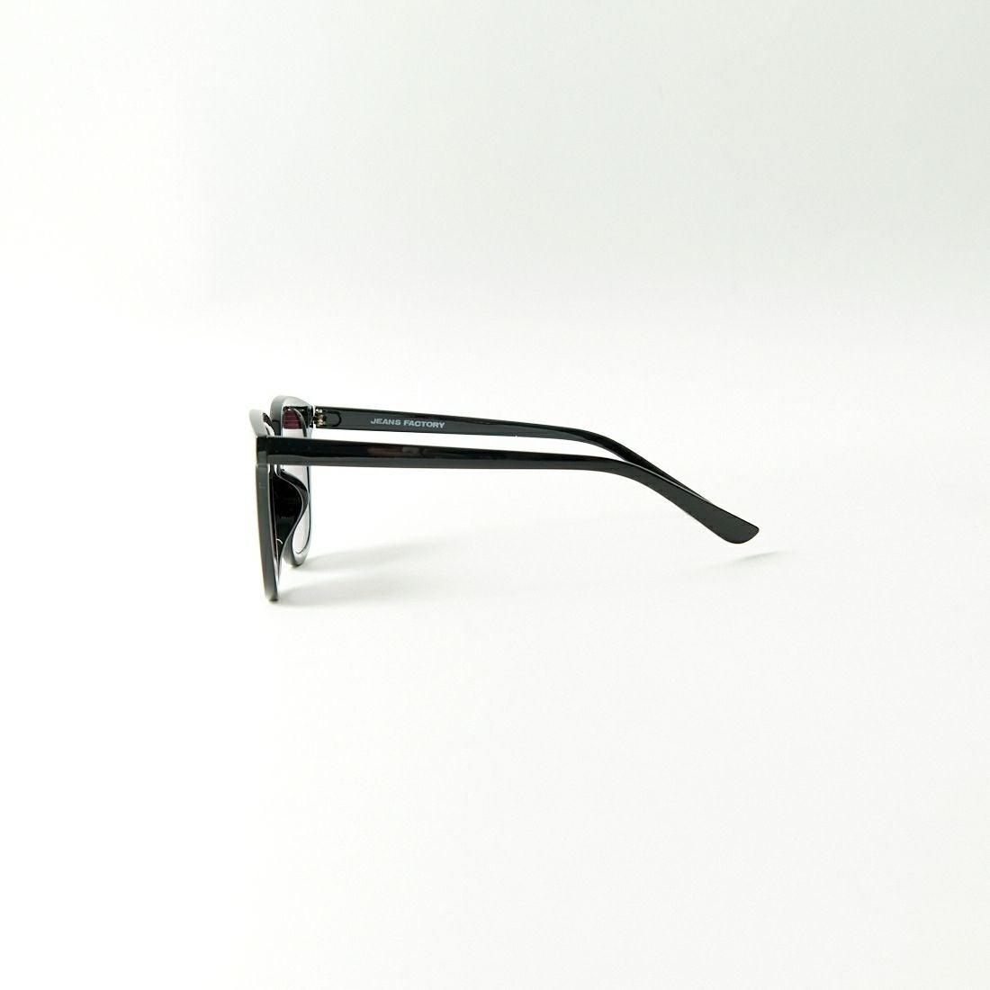 JEANS FACTORY [ジーンズファクトリー] カラーレンズ ウェリントンフラットサングラス [9259] BLK/SMK