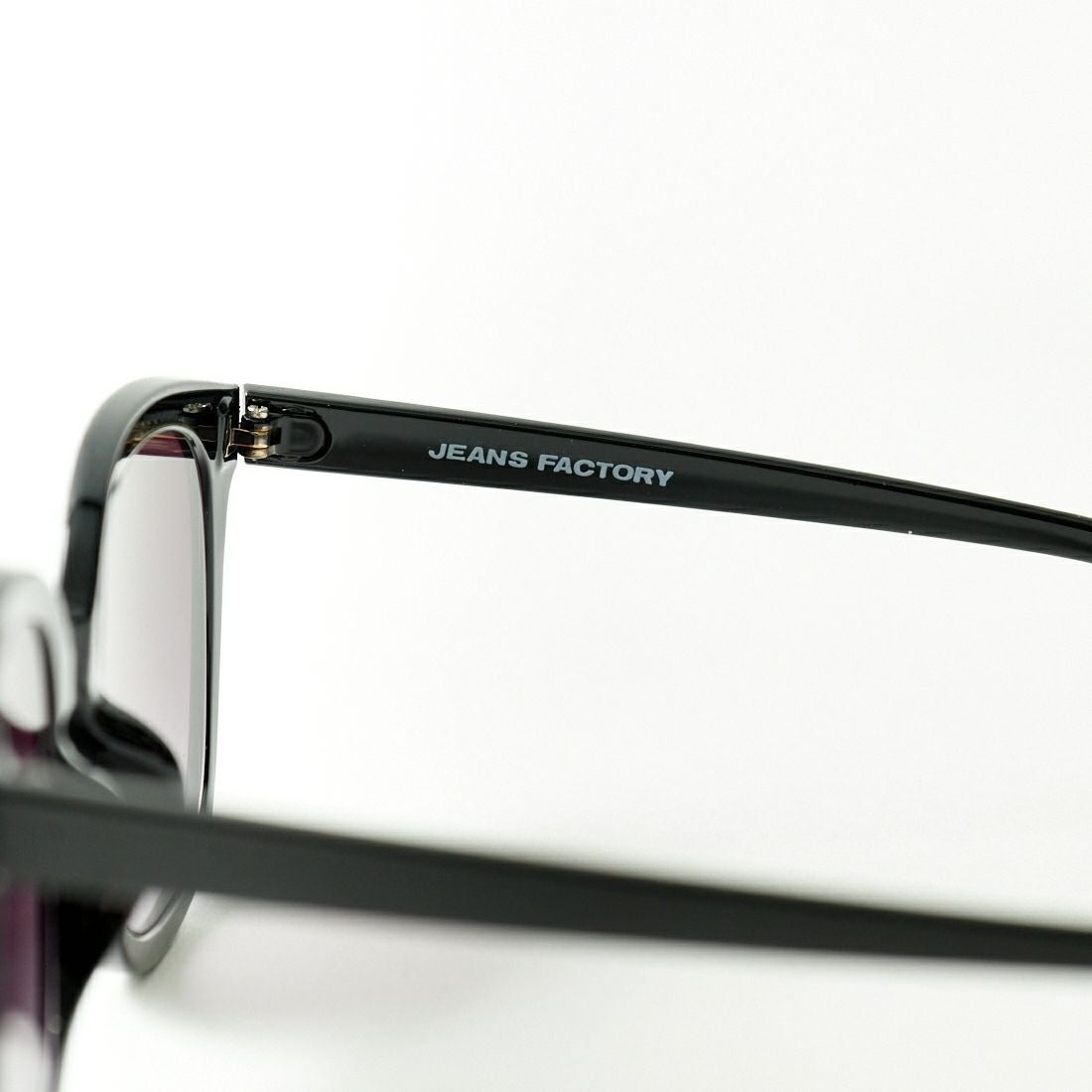 JEANS FACTORY [ジーンズファクトリー] カラーレンズ ウェリントンフラットサングラス [9259] BLK/SMK