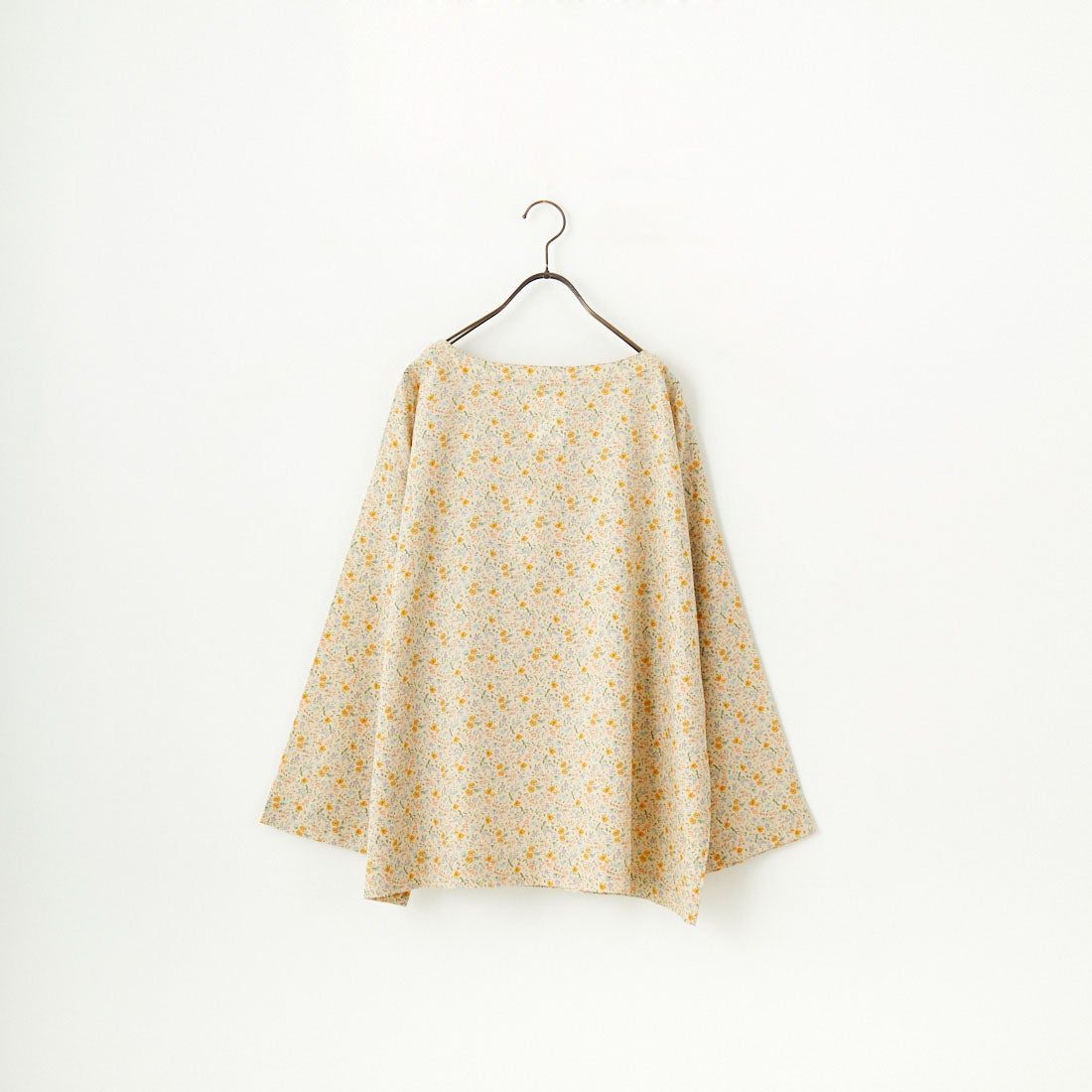 ARMEN [アーメン] コットンフラワープリント ユーティリティボートネックスモック [INAM2513FD] 9600 GYBE