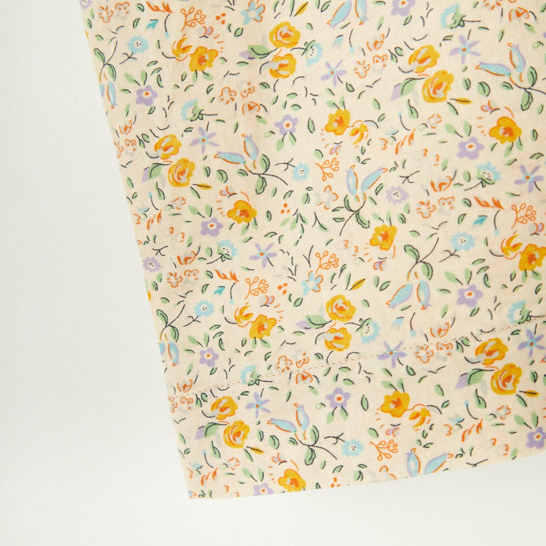 ARMEN [アーメン] コットンフラワープリント ユーティリティボートネックスモック [INAM2513FD] 9600 GYBE