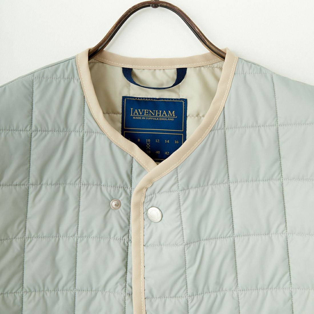 LAVENHAM [ラベンハム] ソーンハム ジレ [LV11112] A17 SILVER