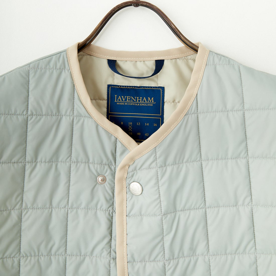 LAVENHAM [ラベンハム] ソーンハム ジレ [LV11112] A17 SILVER