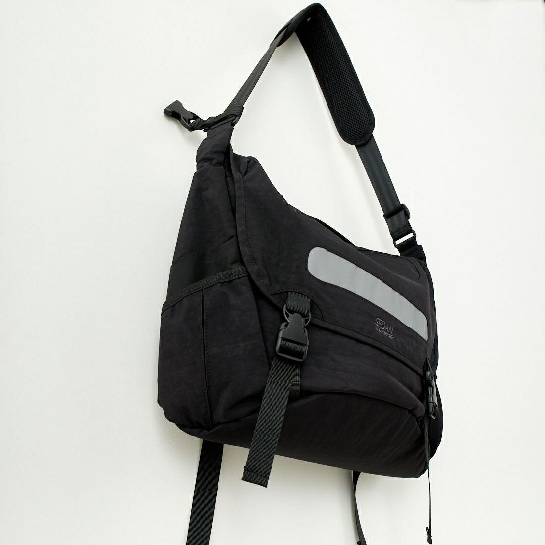 SEDAN ALL-PURPOSE [セダン オールパーパス] オーバーダイナイロン メッセンジャーバッグ [SD25S-BG03] BLACK