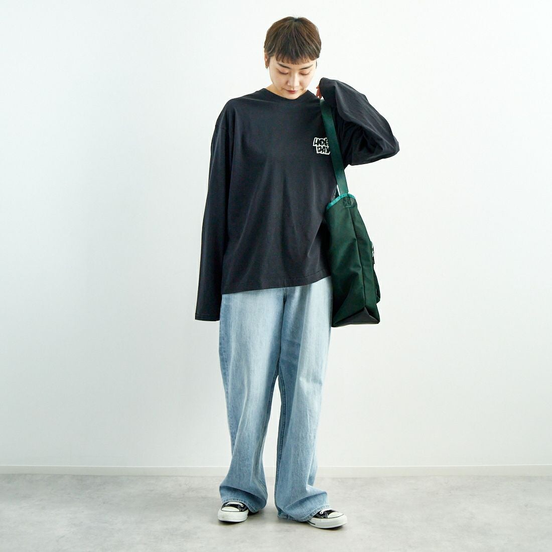 CONTROL FREAK [コントロールフリーク] メッシュテープトートバッグ [244-121517] GREEN