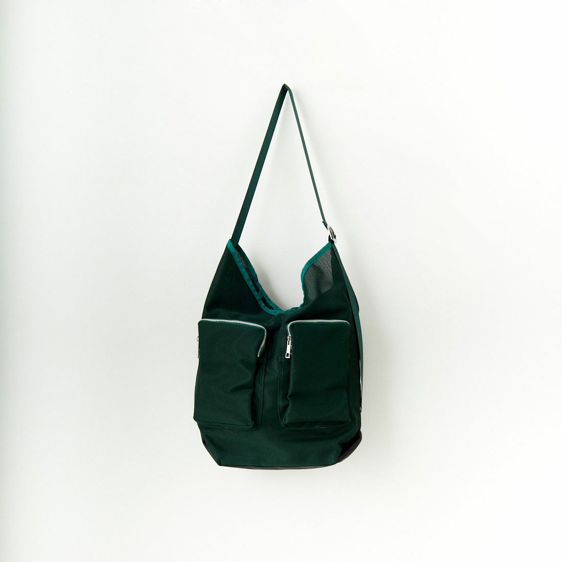 CONTROL FREAK [コントロールフリーク] メッシュテープトートバッグ [244-121517] GREEN