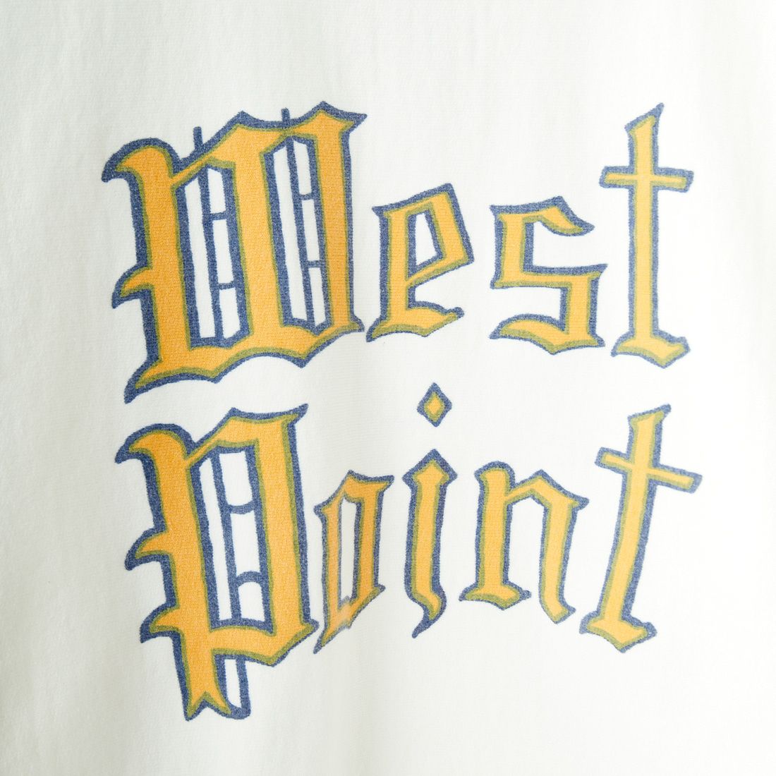 BOW WOW [バウワウ] WEST POINT ロゴ スウェットシャツ [BW251-WPLSS] WHITE