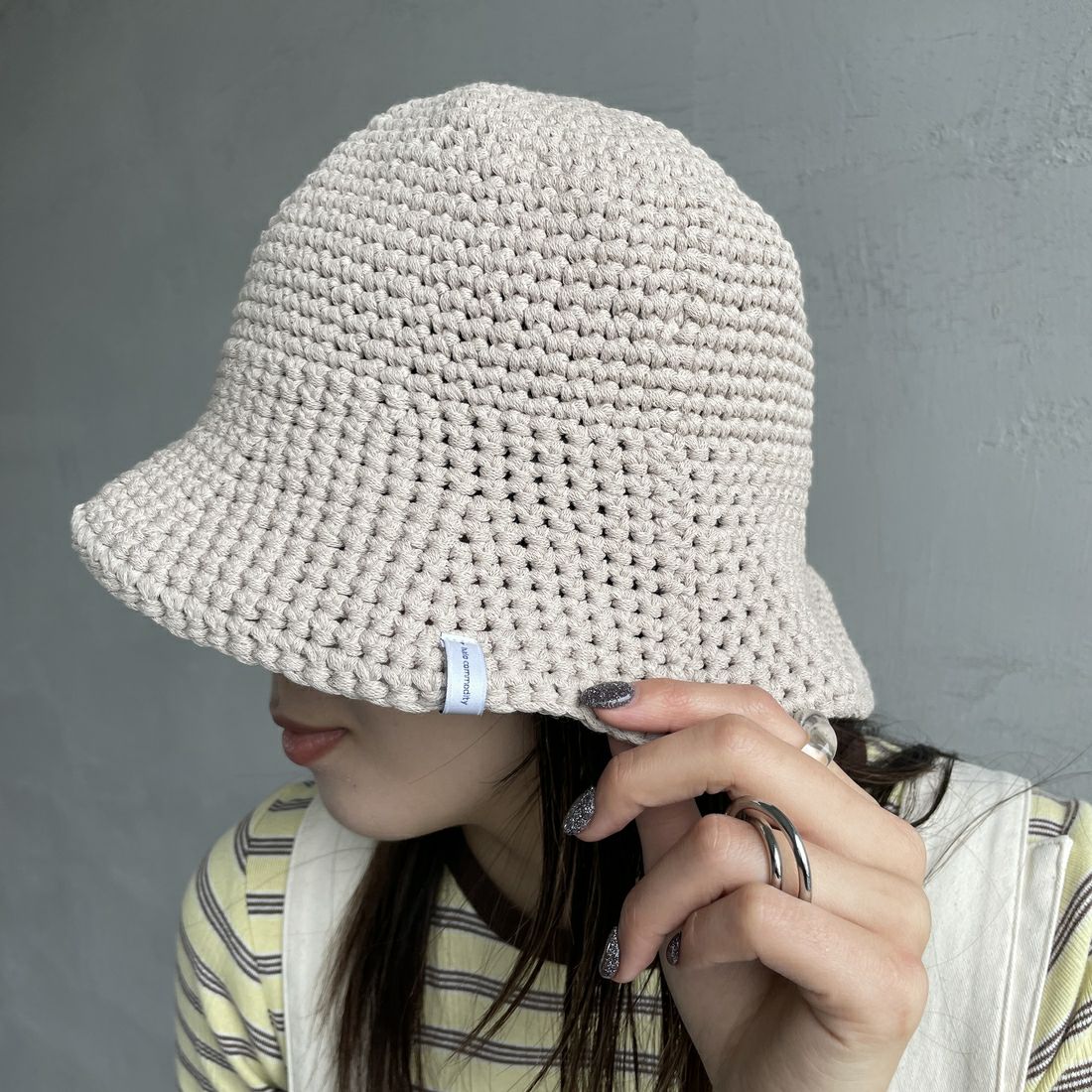 HALO COMMODITY [ハロ コモディティー] ドライニットハット [H251-442] BEIGE