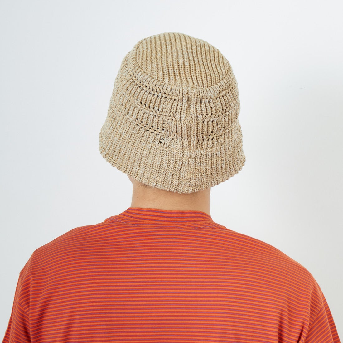 RACAL [ラカル] メッシュラインニットバケットハット [RL-25-1379] BEIGE