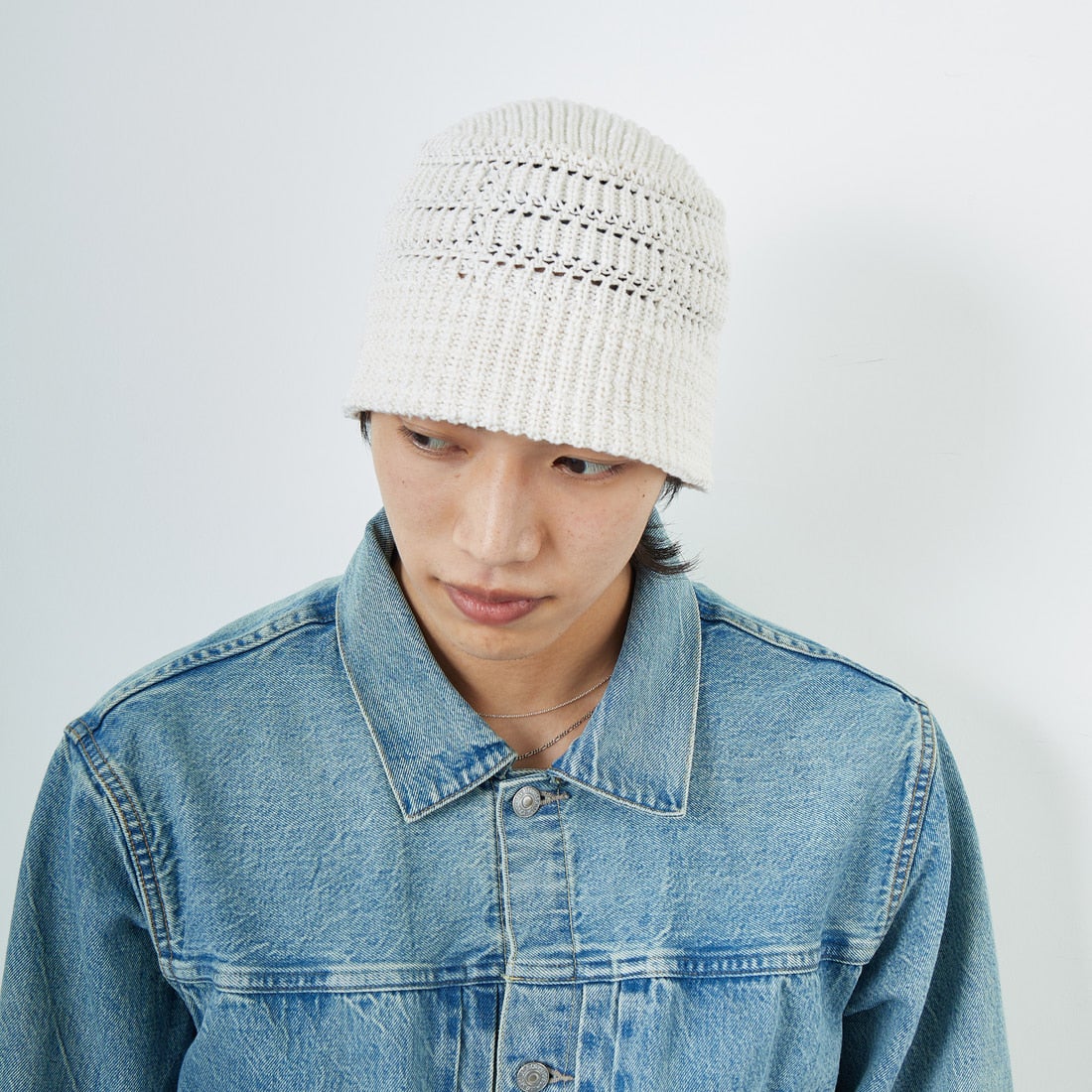 RACAL [ラカル] メッシュラインニットバケットハット [RL-25-1379