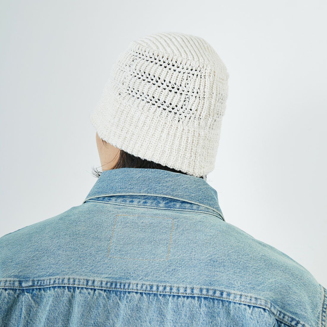 RACAL [ラカル] メッシュラインニットバケットハット [RL-25-1379] OFF WHITE