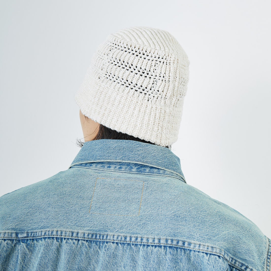 RACAL [ラカル] メッシュラインニットバケットハット [RL-25-1379] OFF WHITE