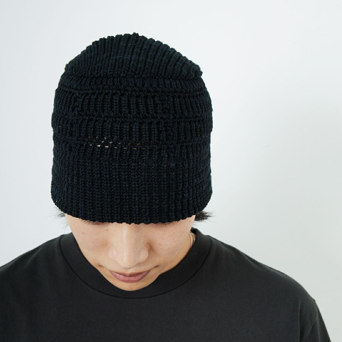 RACAL [ラカル] メッシュラインニットバケットハット [RL-25-1379] BLACK