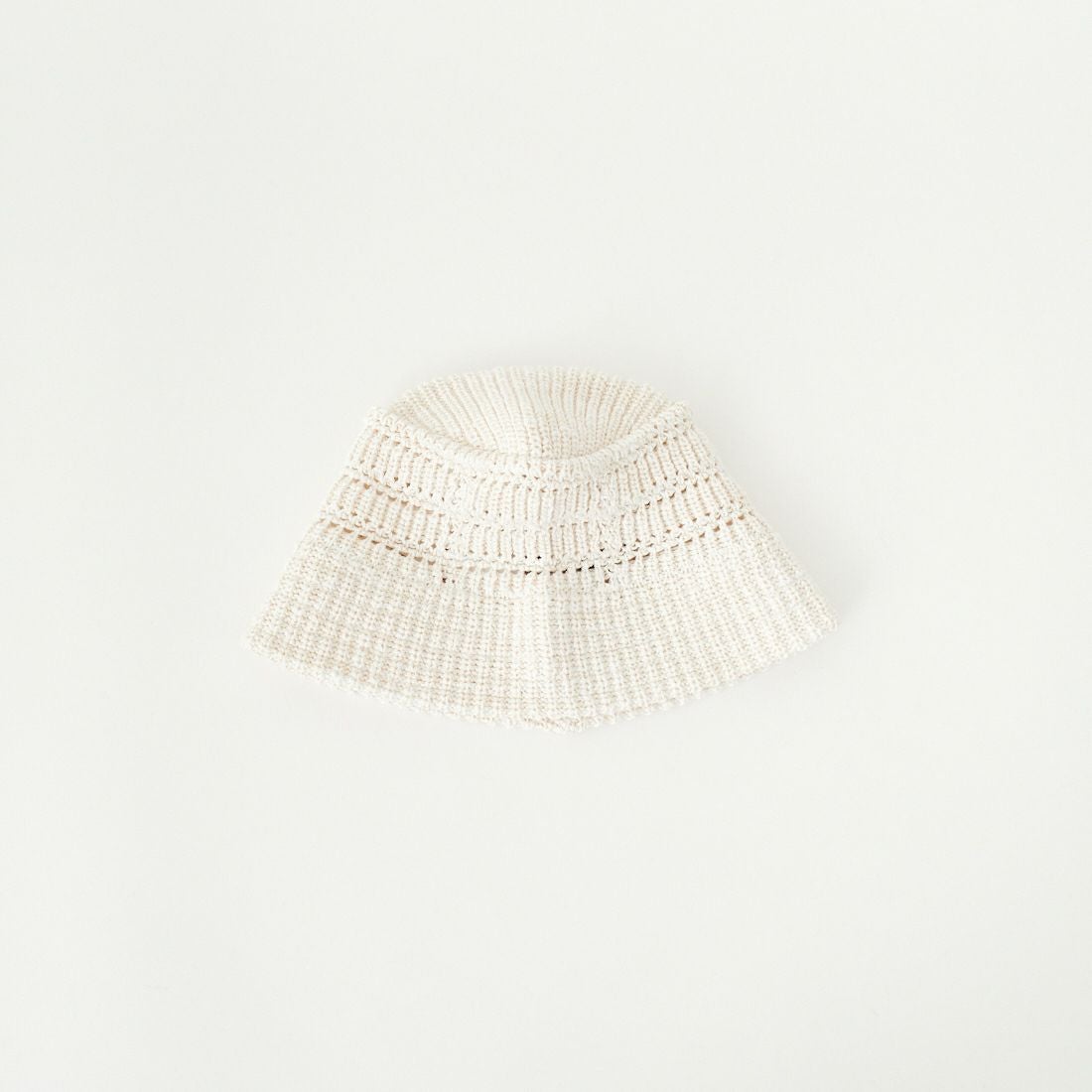 RACAL [ラカル] メッシュラインニットバケットハット [RL-25-1379] OFF WHITE