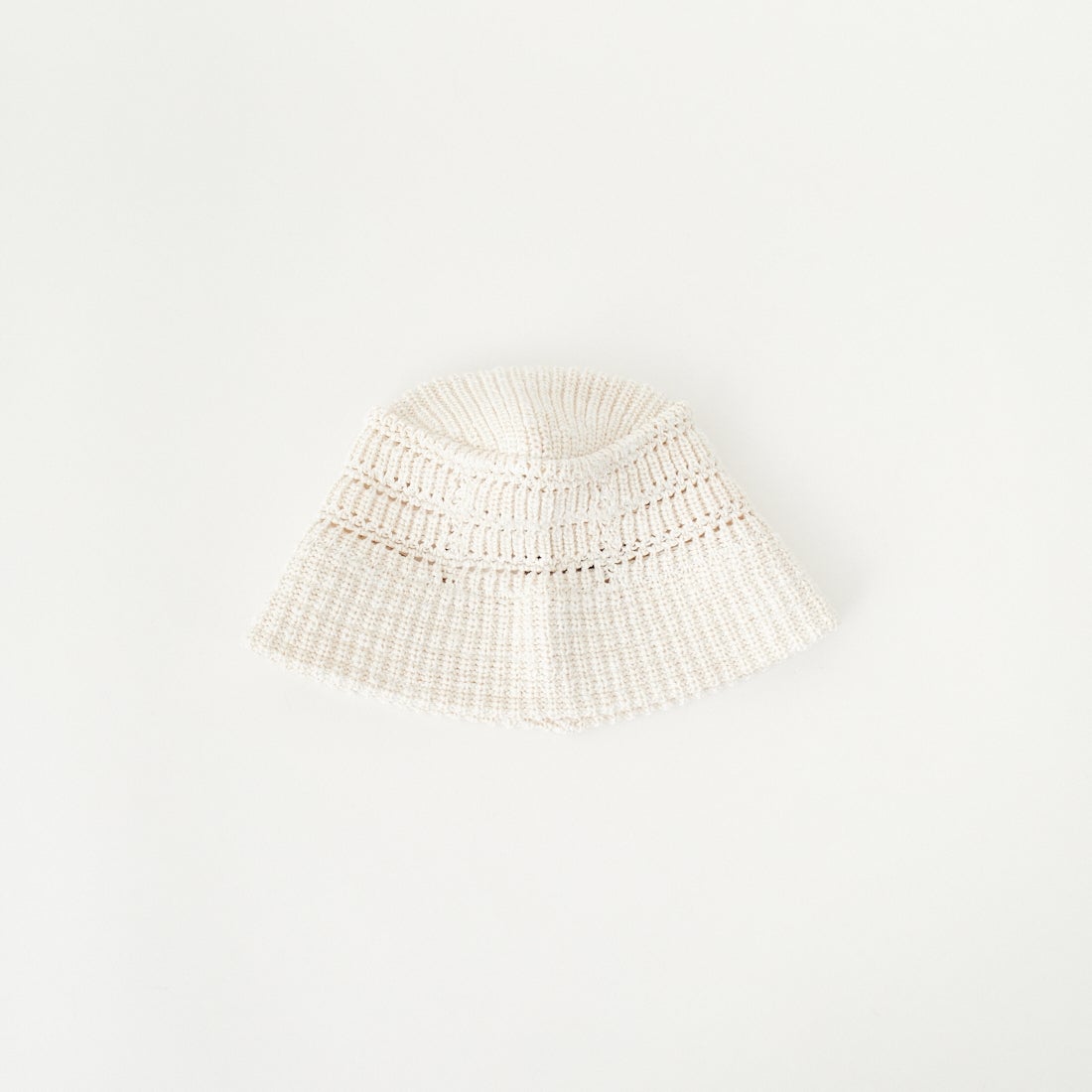 RACAL [ラカル] メッシュラインニットバケットハット [RL-25-1379] OFF WHITE