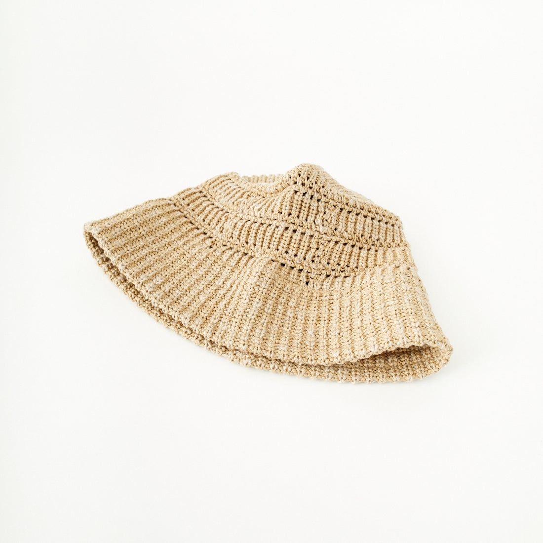 RACAL [ラカル] メッシュラインニットバケットハット [RL-25-1379] BEIGE