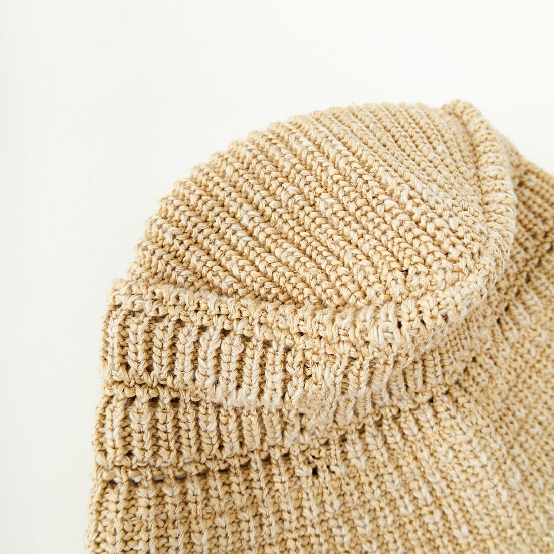 RACAL [ラカル] メッシュラインニットバケットハット [RL-25-1379] BEIGE