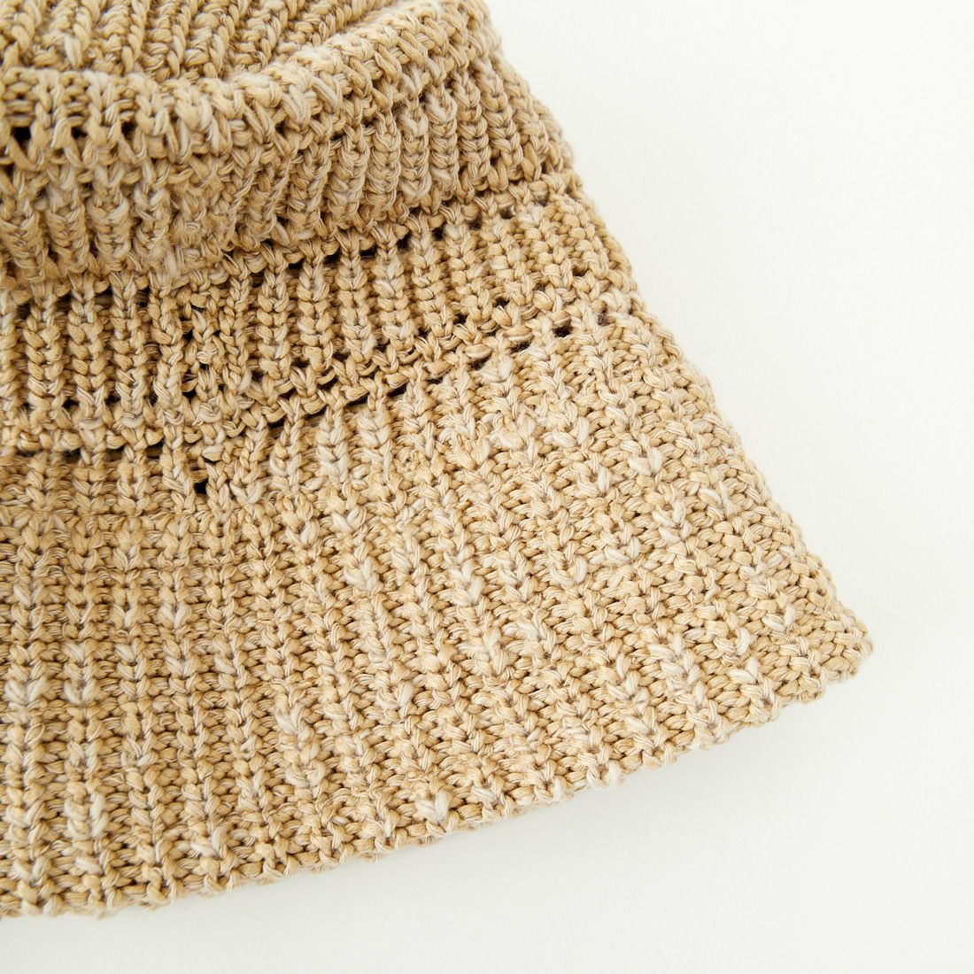RACAL [ラカル] メッシュラインニットバケットハット [RL-25-1379] BEIGE