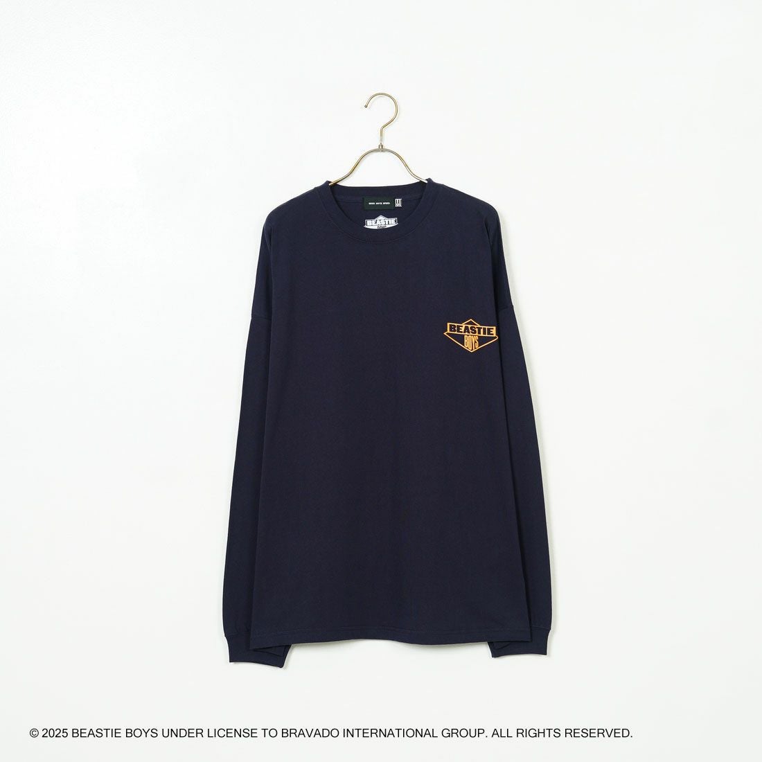 GOOD ROCK SPEED [グッドロックスピード] BEASTIE BOYS NAME ロングスリーブTシャツ [25BEA001W] NAVY