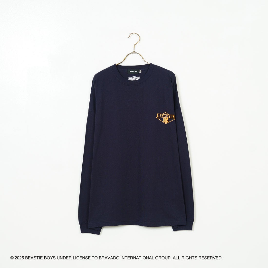 GOOD ROCK SPEED [グッドロックスピード] BEASTIE BOYS NAME ロングスリーブTシャツ [25BEA001W] NAVY
