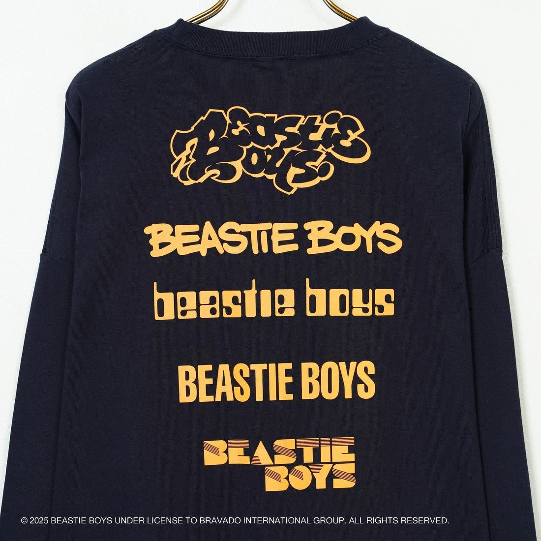 GOOD ROCK SPEED [グッドロックスピード] BEASTIE BOYS NAME ロングスリーブTシャツ [25BEA001W] NAVY