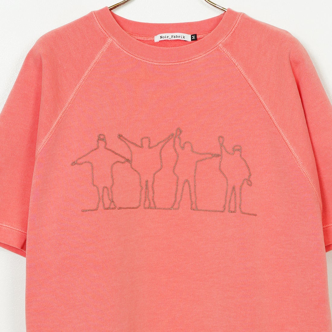 Noir Fabrik [ヌワールファブリック] ショートスリーブピグメントスウェットTシャツ [NF-252-029] PINK