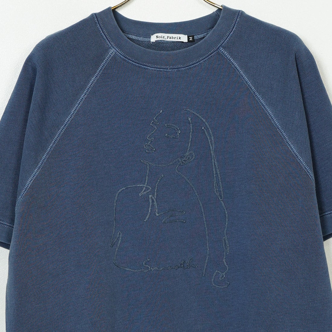 Noir Fabrik [ヌワールファブリック] ショートスリーブピグメントスウェットTシャツ [NF-252-029] NAVY