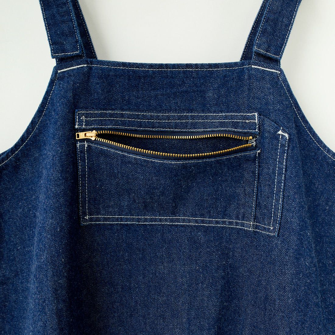 DANTON [ダントン] デニム オーバーオールスカート [DT-F0009KDM] INDIGO