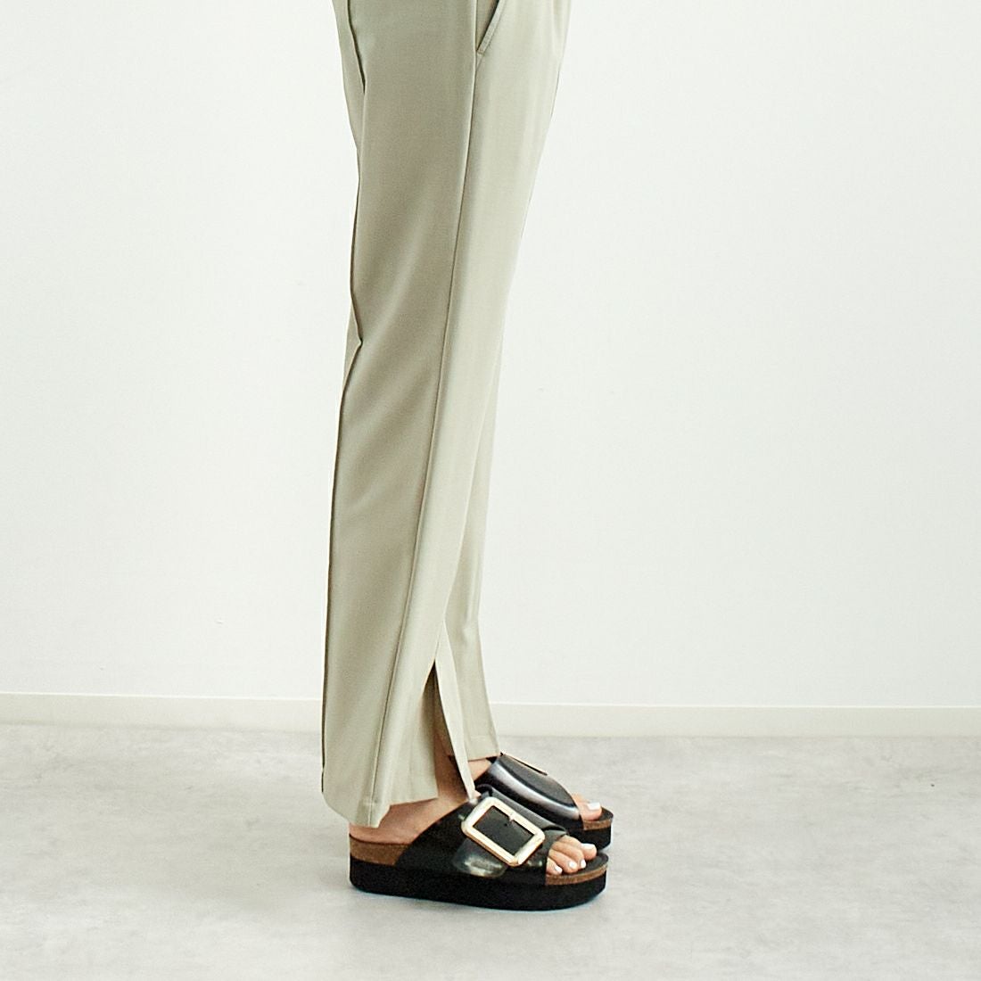 CHIGNON [シニヨン] スリットフレアパンツ [3151-030MK] L.BEIGE