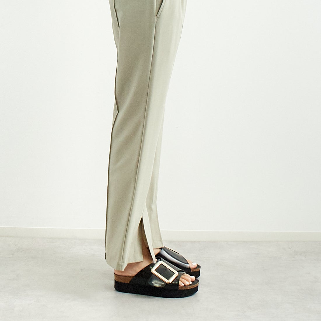 CHIGNON [シニヨン] スリットフレアパンツ [3151-030MK] L.BEIGE