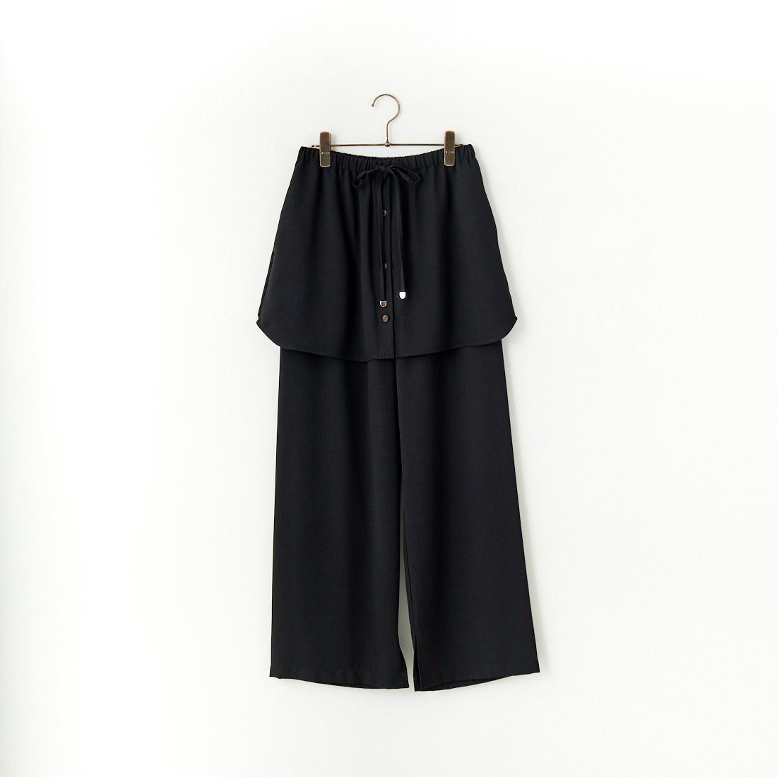 CHIGNON [シニヨン] シャツテールスカートパンツ [3651-025MK] BLACK