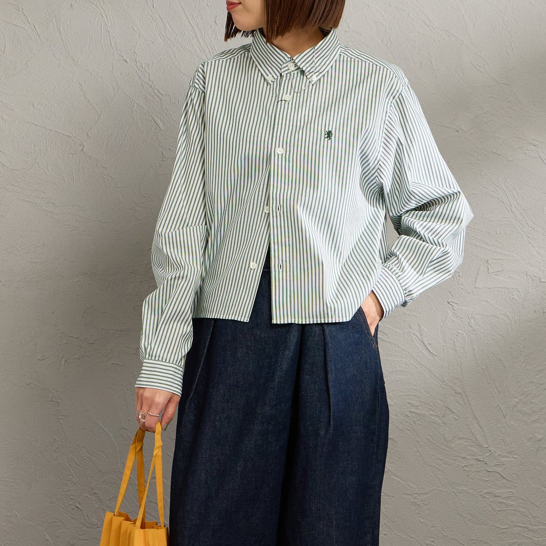 GRN/WHT ST&&モデル身長：158cm 着用サイズ：12&&