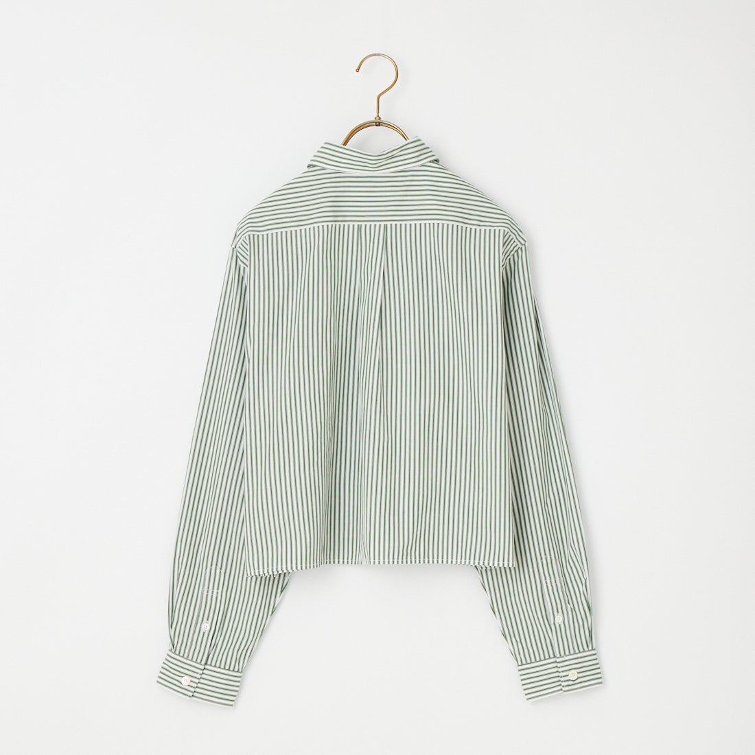 Gymphlex [ジムフレックス] ショートボタンダウンシャツ [GY-B0203MTS] GRN/WHT ST