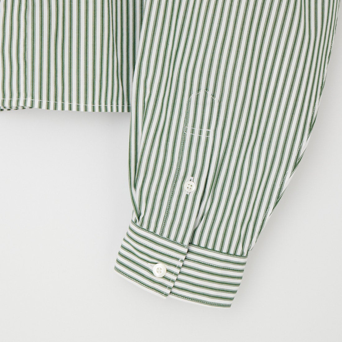 Gymphlex [ジムフレックス] ショートボタンダウンシャツ [GY-B0203MTS] GRN/WHT ST