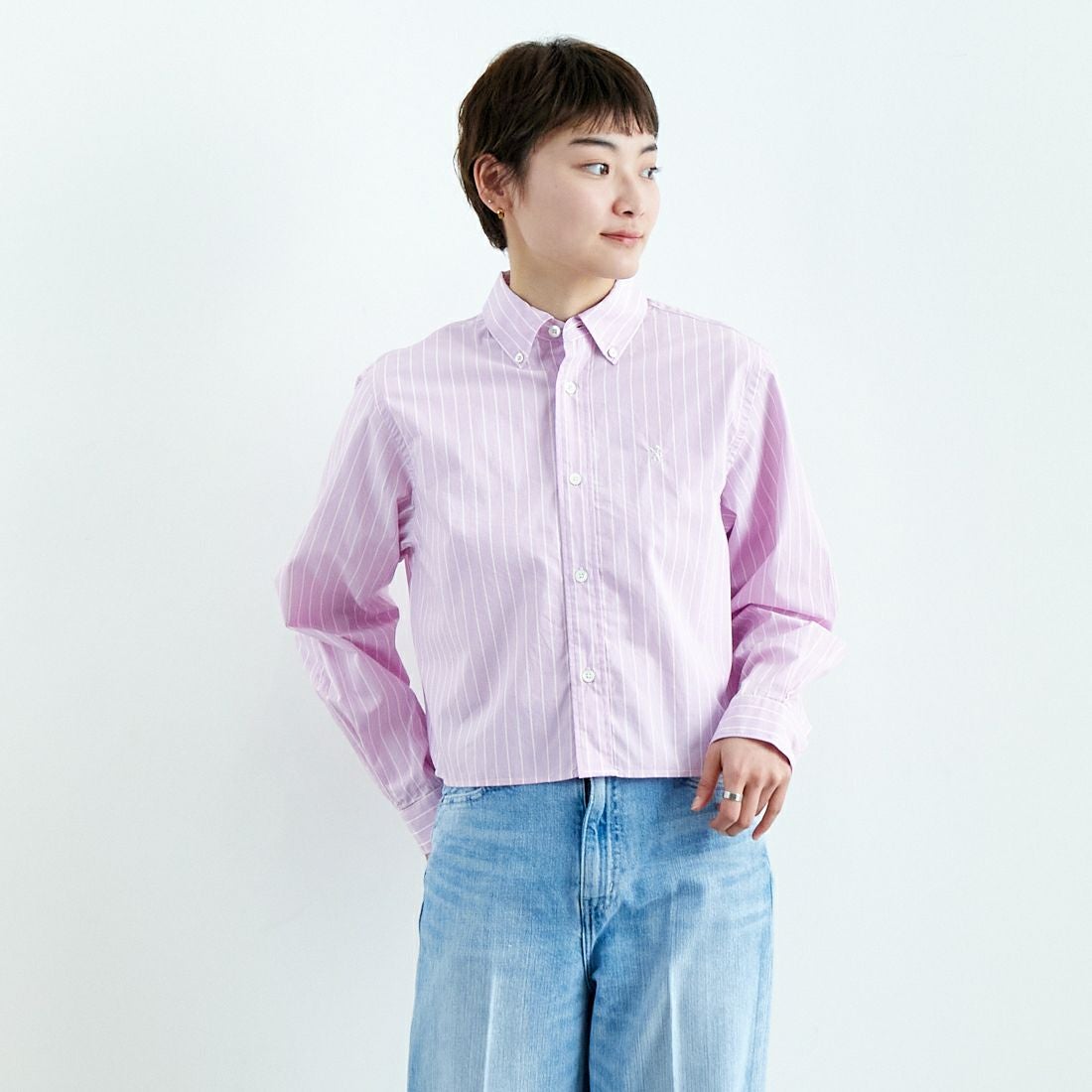 PNK/WHT ST&&モデル身長：160cm 着用サイズ：12&&