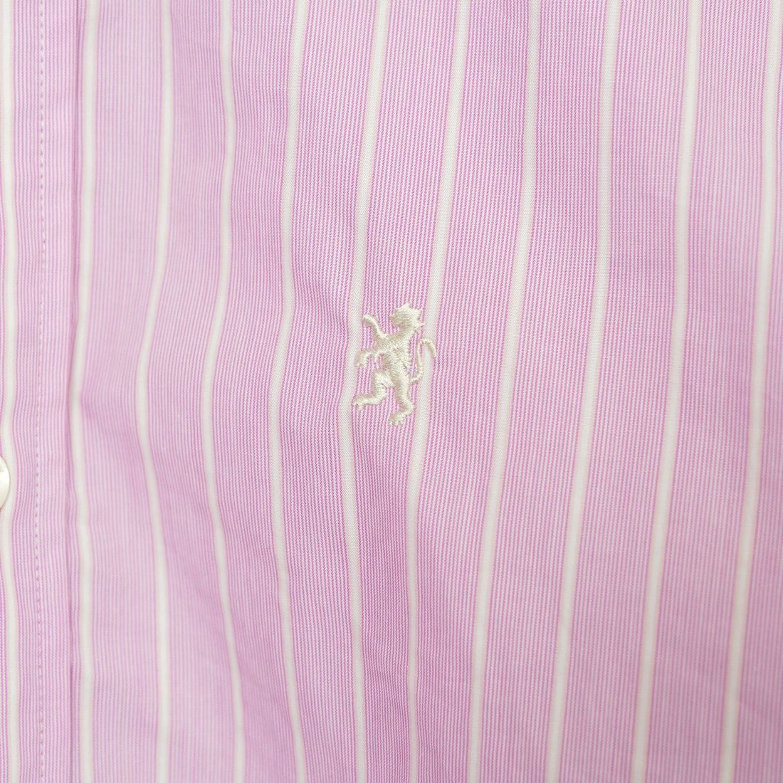 Gymphlex [ジムフレックス] ショートボタンダウンシャツ [GY-B0203CHS] PNK/WHT ST