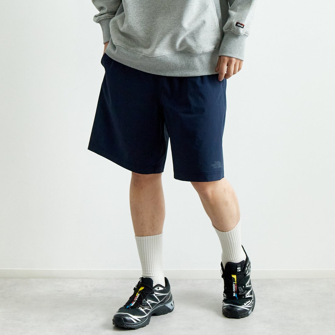 THE NORTH FACE [ザ ノースフェイス] ヴェイグラントショーツ [NB22582] UN &&モデル身長：179cm 着用サイズ：L&&
