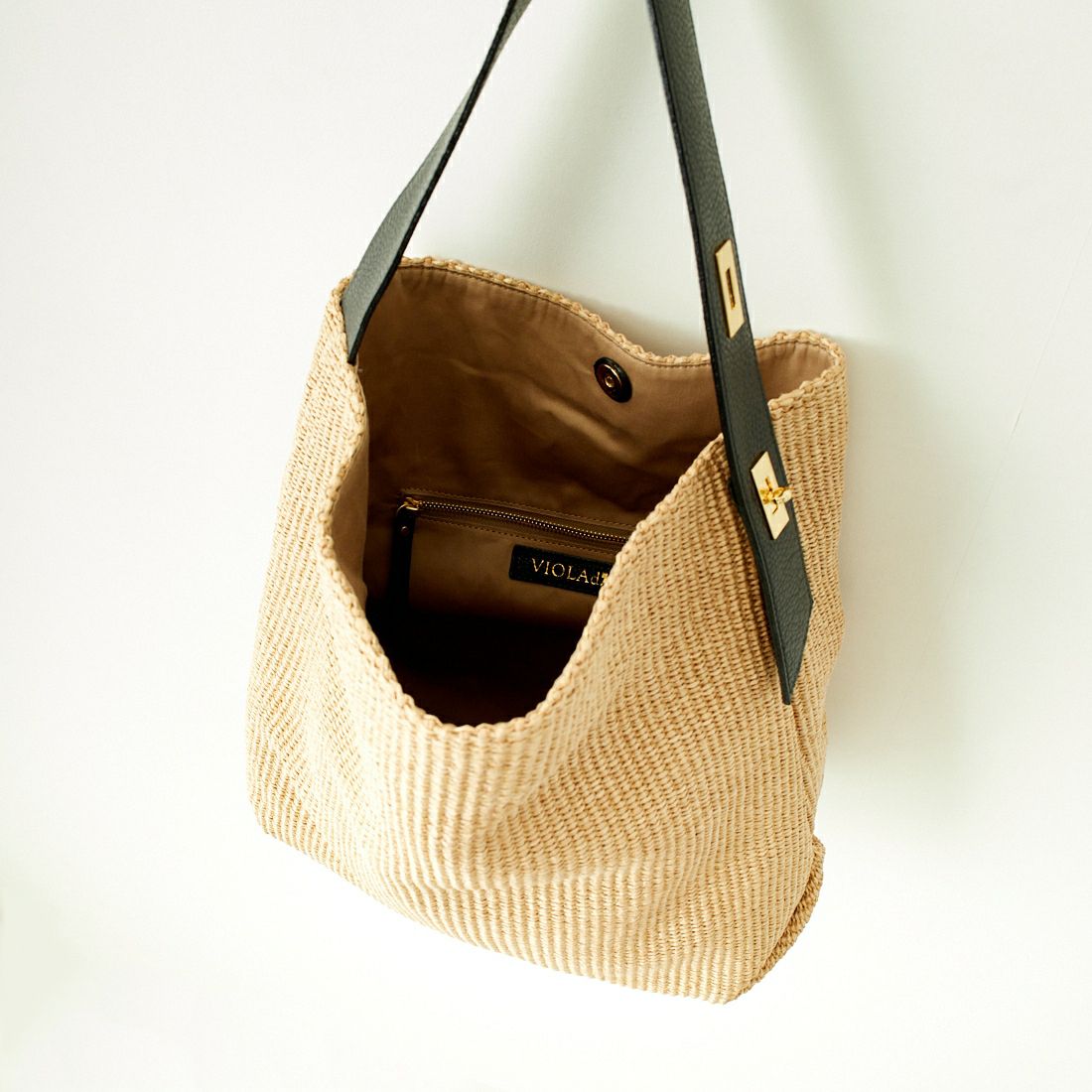 VIOLAd'ORO [ヴィオラドーロ] SANDRO ワンショルダーバッグ [V-8745] NATURAL
