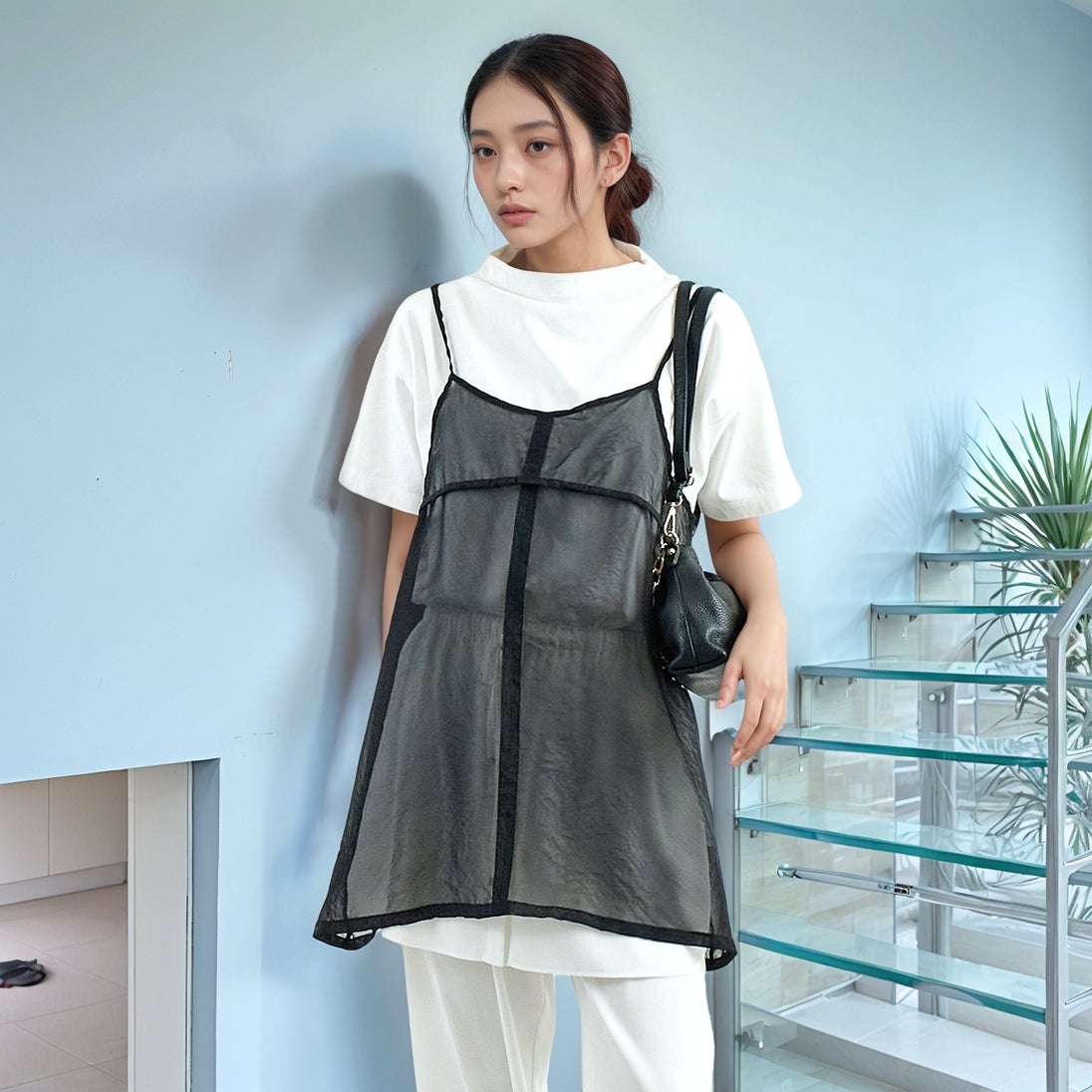 CHIGNON [シニヨン] シアーチュニックキャミソール [1651-033MK]