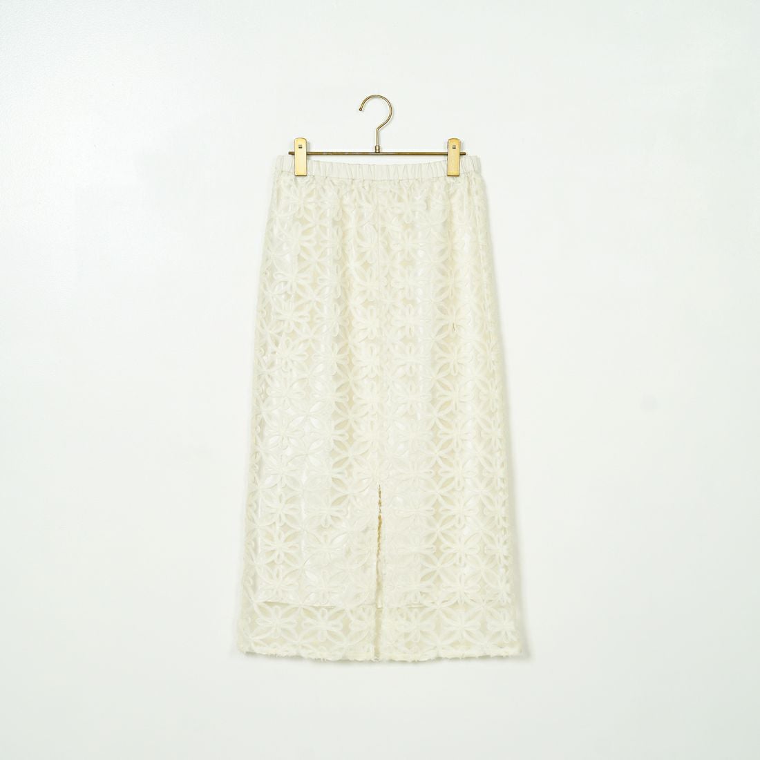 Jf Ready Made [ジェイエフレディメイド] チュールフラワー刺繍スカート [8550512-01] 02 ｵﾌ