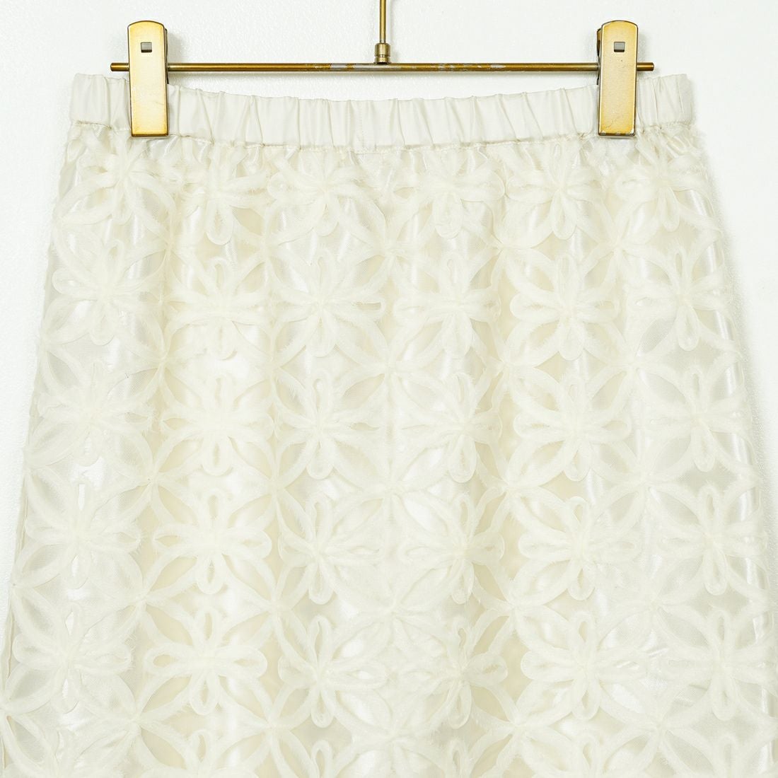 Jf Ready Made [ジェイエフレディメイド] チュールフラワー刺繍スカート [8550512-01] 02 ｵﾌ