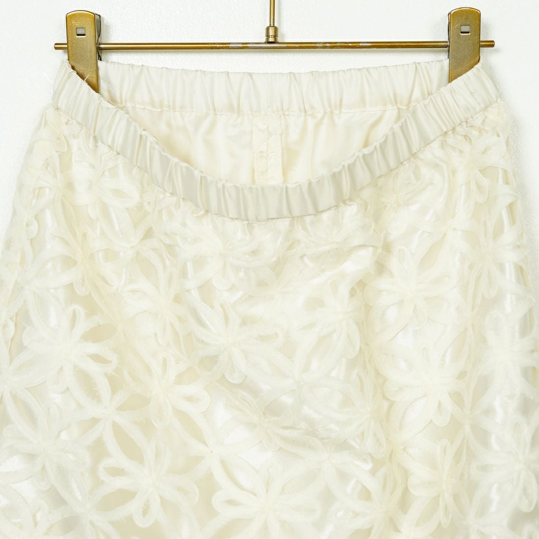 Jf Ready Made [ジェイエフレディメイド] チュールフラワー刺繍スカート [8550512-01] 02 ｵﾌ