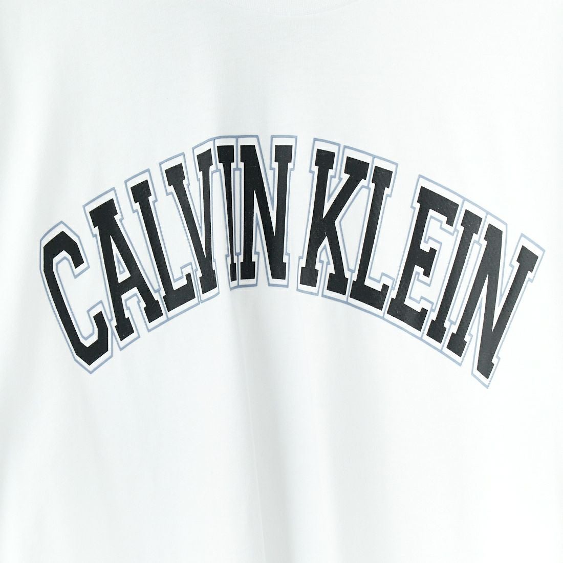 Calvin Klein [カルバンクライン] カーブバーシティロゴ ショートスリーブTシャツ [4RB847G] YAA