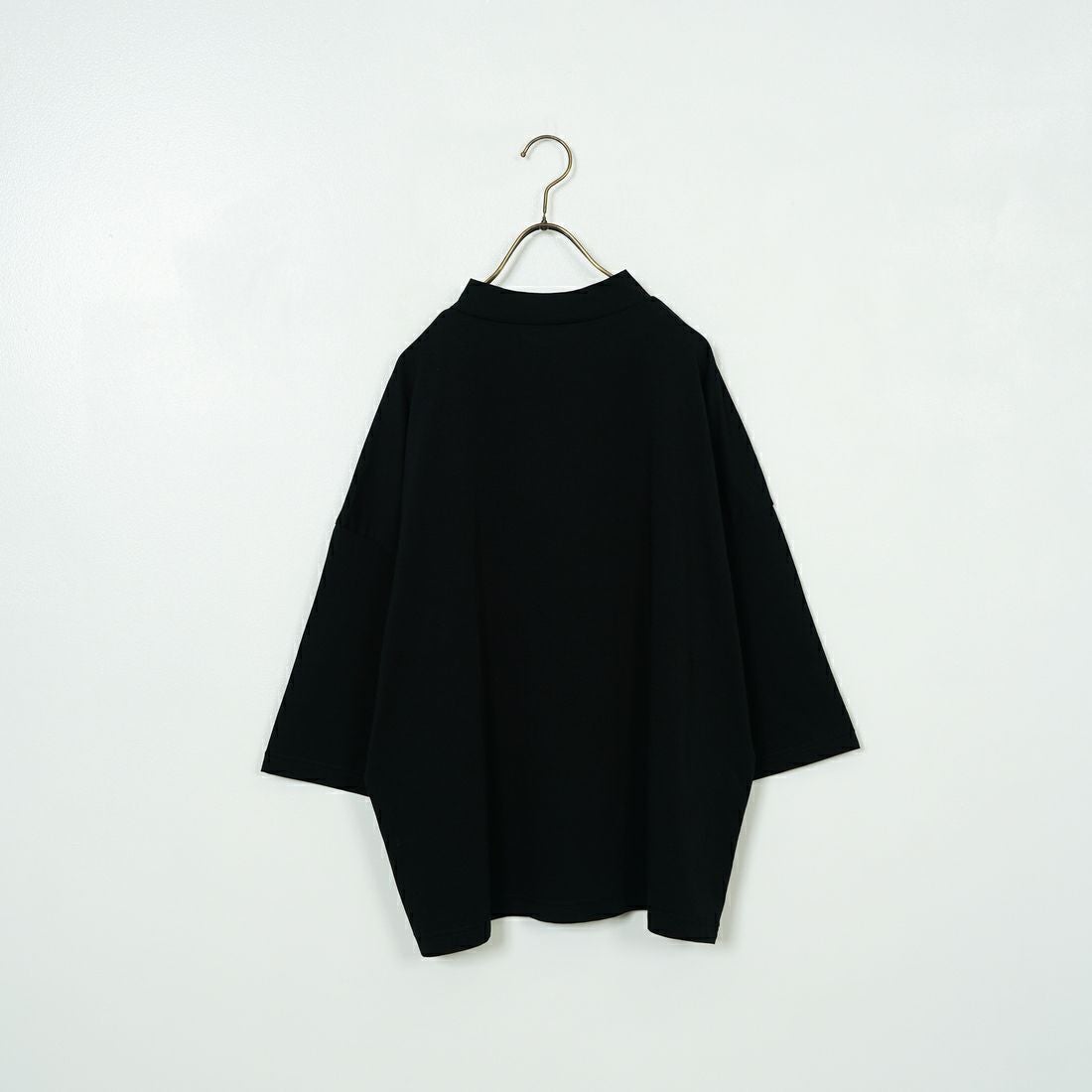 ESTROISLOSE [エストゥロワルーズ] プレミアム天竺7分袖Tシャツ [EC23116-WA] 99 BLACK