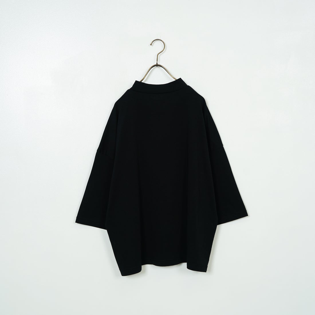 ESTROISLOSE [エストゥロワルーズ] プレミアム天竺7分袖Tシャツ [EC23116-WA] 99 BLACK