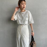 WHITE&&モデル身長：150cm 着用サイズ：S&&