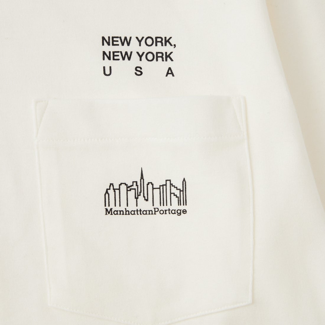 MANHATTAN PORTAGE [マンハッタンポーテージ] ショートスリーブプリントTシャツ [MP-M611] BLACK